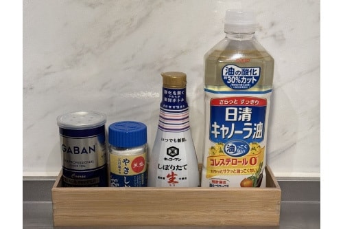 基本的な調味料